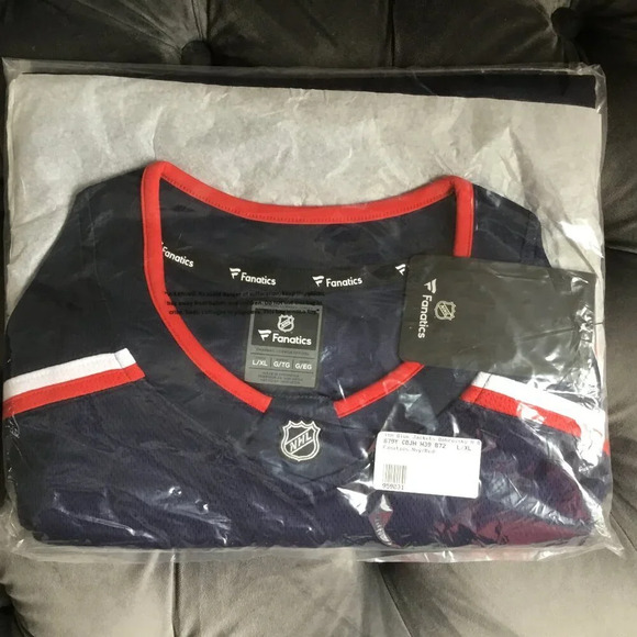 Fanatics NHL Youth  Columbus Blue Jackets Bobrovsky Breakaway Player Jersey L/LX - Picture 3 of 4